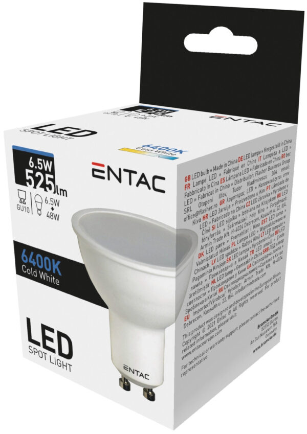Entac LED Spot Wide Angle GU10 6