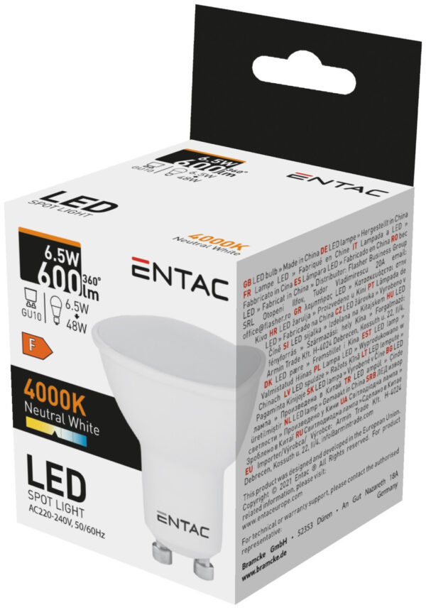 Entac LED Spot Wide Angle GU10 6