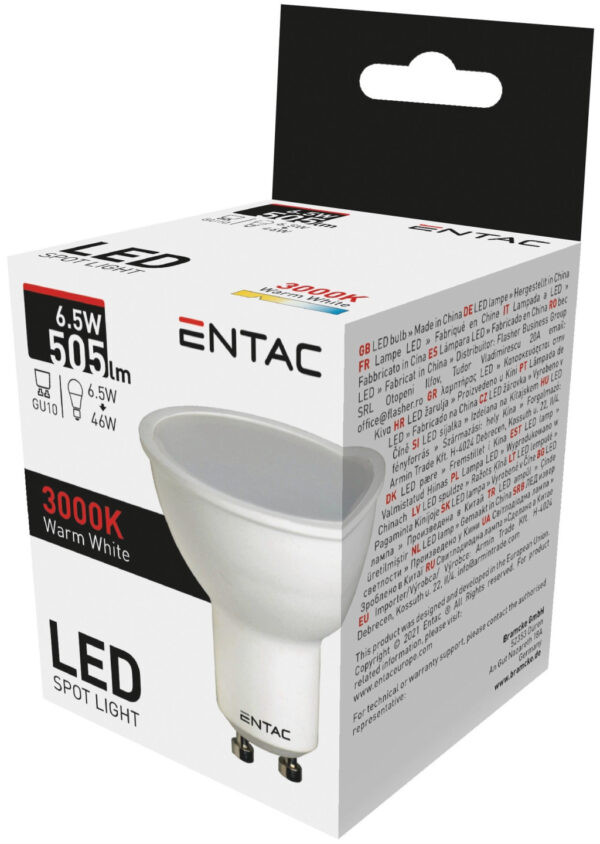 Entac LED Spot Wide Angle GU10 6