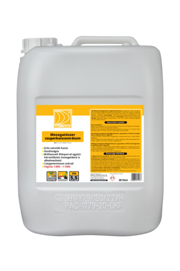 Brilliance® Mosogatószer szuperkoncentrátum 20 liter