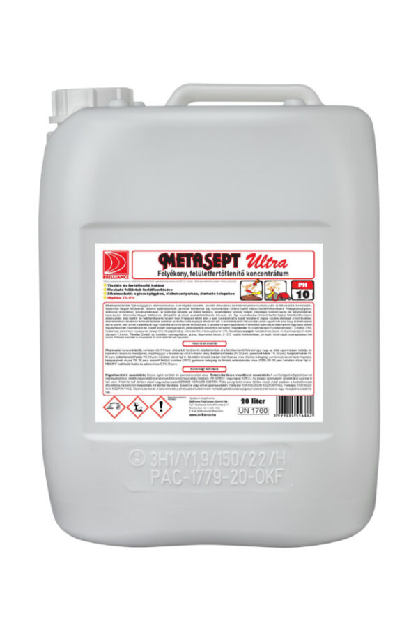 METASEPT ULTRA Folyékony felületfertőtlenítő koncentrátum 20 liter