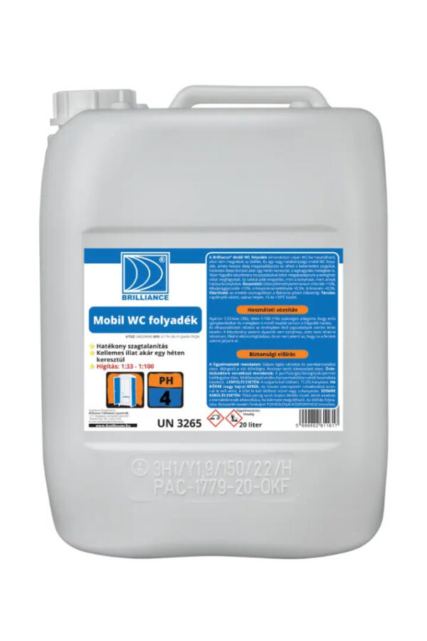 Brilliance® Mobil WC folyadék 20 liter