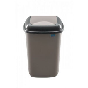 Plafor Quatro rugós billenőfedeles szemetes 12L Mocca