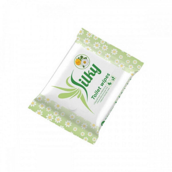 Nedves tisztító és toalettkendő (toalettpapír) Silky 40 darabos wc-be doható