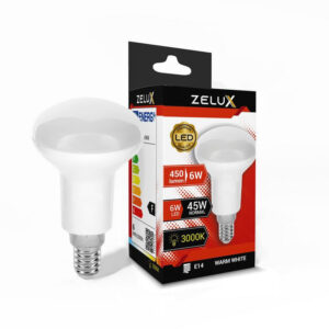 Zelux Led R50 6W E14 3000K