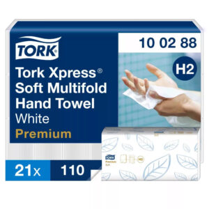 Tork Xpress® Soft tömörített multifold hajtogatott kéztörlő - 2 rétegű