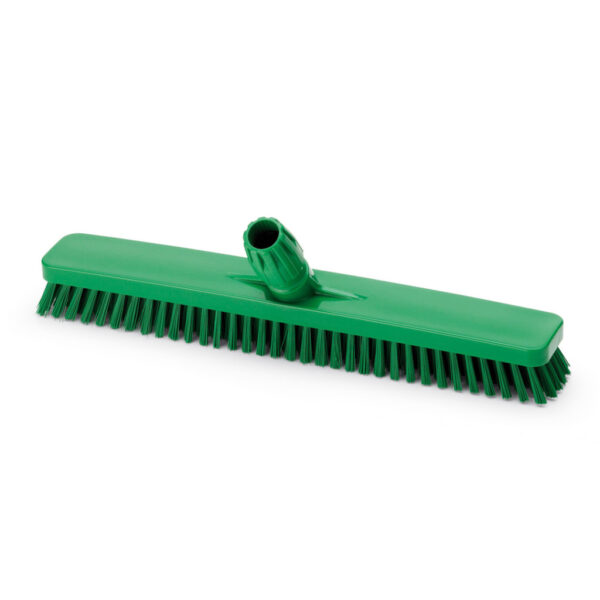Igeax élelmiszeripari padlósúrolókefe 45cm széles zöld