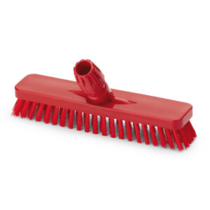 Igeax élelmiszeripari padlósúrolókefe 30cm széles piros