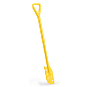 Igeax élelmiszeripari keverőlapát / kaparó perforált 130 mm x 1200 mm sárga