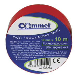 Commel szigetelőszalag 15mm x 10m piros 1 db