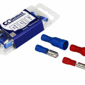 Commel szigetelt hengeres csatlakozó dugó 1.5-2.5 mm2