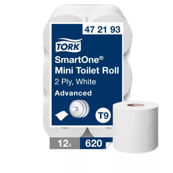 Tork toalettpapír T9 SmartOne mini Advanced 2r.