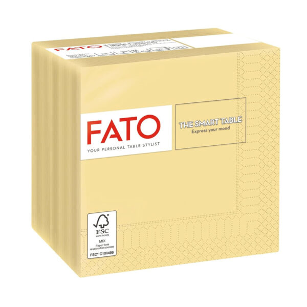 Fato Szalvéta 24x24cm pezsgő 2 rétegű 100 lap/csomag
