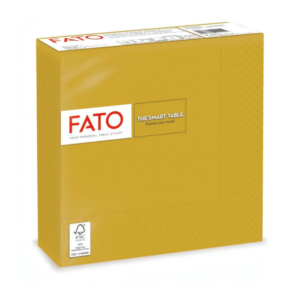 Fato Szalvéta 33x33cm arany 2 rétegű 50 lap/csomag