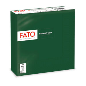 Fato Szalvéta 33x33cm erdőzöld 2 rétegű 50 lap/csomag