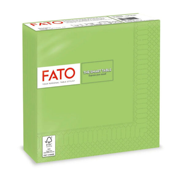 Fato Szalvéta 33x33cm almazöld 2 rétegű 50 lap/csomag