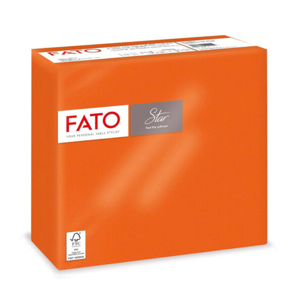 Fato Sztár szalvéta 2 rétegű 38x38cm narancs 40 szál/csomag
