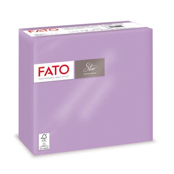 Fato Sztár szalvéta 2 rétegű 38x38cm lila 40 szál/csomag