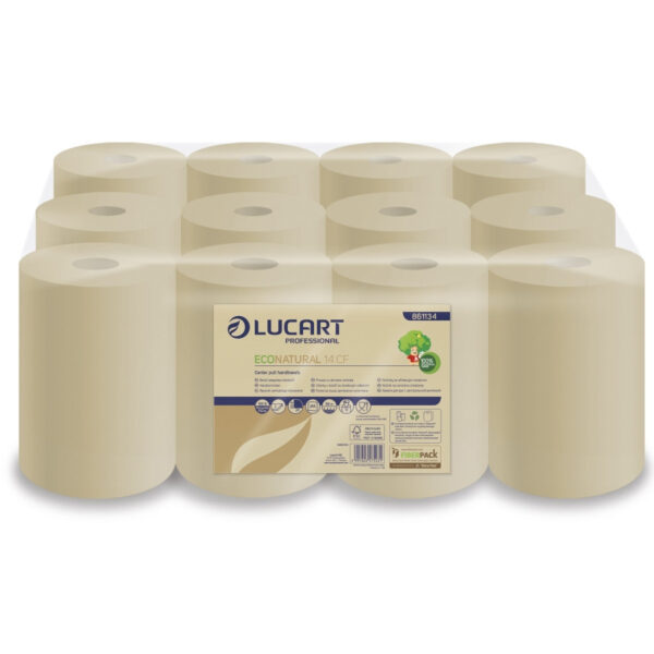 Lucart ECO Natural tekercses kéztörlő 2 rétegű