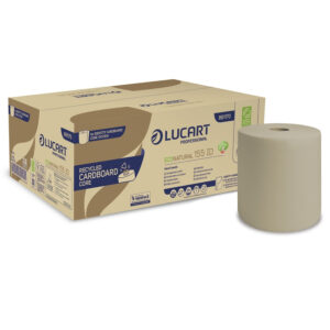 Lucart ECO Natural Cardboard Core tekercses törlő 2 rétegű 155m 6 tekercs/karton