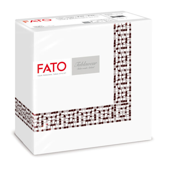 Fato Airlaid szalvéta 40x40cm Mykonos kakaó 50 lapos