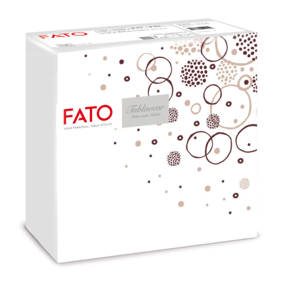 Fato Airlaid szalvéta 40x40cm Fireworks Cioccolata 50 lapos