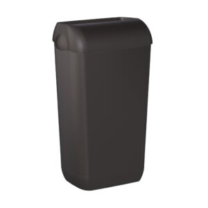 Mar Plast falra is szerelhető szemetes fedéllel 23 L fekete