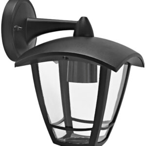 Avide Kültéri Fali Lámpa Aria-D 1xE27 Fekete IP44