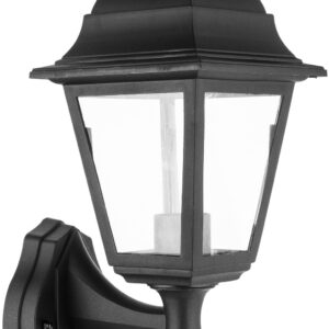 Avide Kültéri Fali Lámpa Blake-U 1xE27 Fekete IP44 PIR