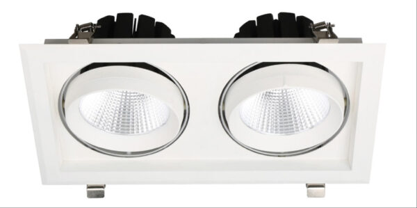 Avide LED mélysugárzó Négyzetes 2x30W IP20 5600lm 20° NW 4000K