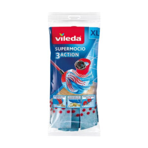 VILEDA 3Action XL Gyorsfelmosó utántöltő pattintós nyélhez (kék)