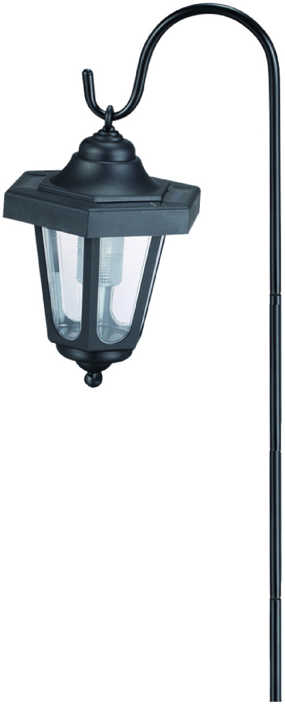 Entac Kerti Szolár Függő Lámpa Vas állvánnyal 750mm 1 LED 2db/csomag