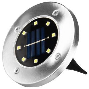 Entac Kerti Szolár Lámpa 100mm Műanyag 8 LED taposólámpa