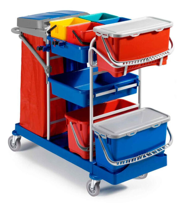 Filmop MORGAN TOP-DOWN ® MAXI 7020 takarítókocsi impregnált felmosáshoz 2x4 l- 2xTop-Down 20 l