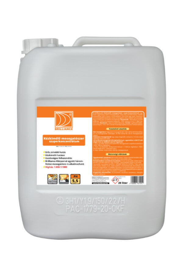 Brilliance® Kézkímélő mosogatószer szuperkoncentrátum 20 liter