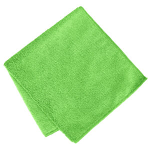 Mikroszálas törlőkendő 40x40cm 300g/m2 zöld 10 db-os