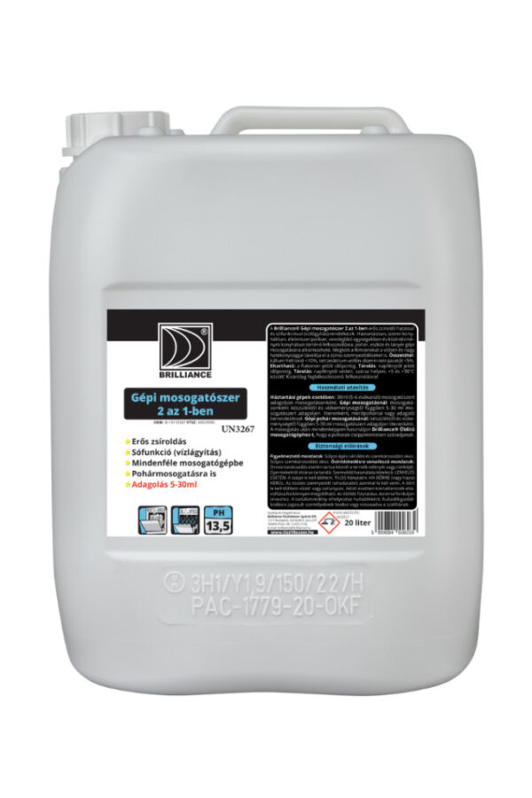 Brilliance® ÖKO Gépi mosogatószer 2 az 1-ben 20 liter