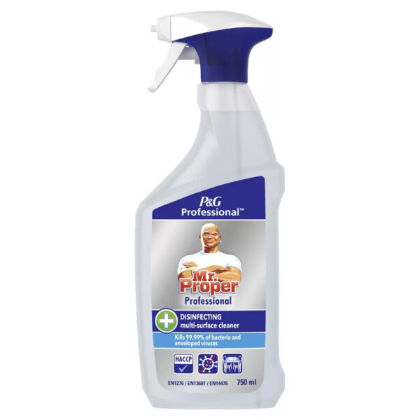Mr. Proper Professional fertőtlenítő tisztítószer 3 az 1-ben 750 ml