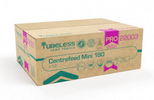 Tubeless PRO 180 Mini tekercses kéztörlő 1 rétegű