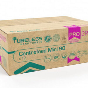 Tubeless PRO 90 Mini tekercses kéztörlő 2 rétegű