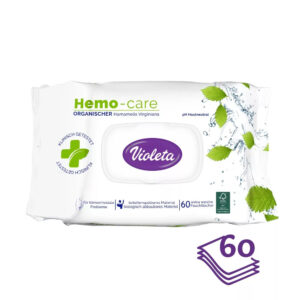 Violeta Nedves törlőkendő 60db HemoCare