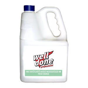 Well Done fertőtlenítő mosogatószer – Fresh Orange illattal