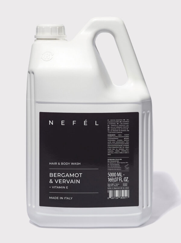 Nefél Sampon és tusfürdő - Bergamott és verbéna illatú - kozmetikum