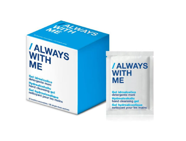 Always with me - Alkoholos kézhigienizáló gél 3ml - kézfertőtlenítő