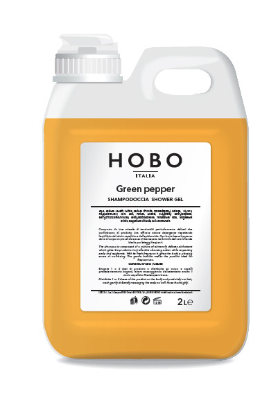 Hobo Sampon és tusfürdő - Green Pepper utántöltő 2 liter