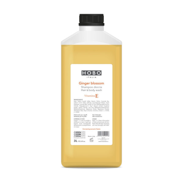 Hobo Sampon és tusfürdő - Ginger Blossom - Gyömbér virág illat utántöltő 3 liter