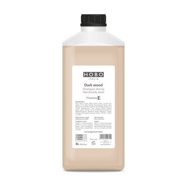 Hobo Sampon és tusfürdő - Dark Wood - Sötét erdei illat utántöltő 3 liter