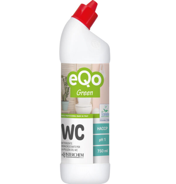 EQO GREEN WC Gel 750ml - GYORS HATÁSÚ WC VÍZKŐOLDÓ