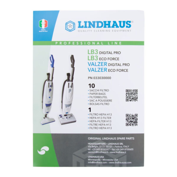 Lindhaus papír szűrőzsák A4