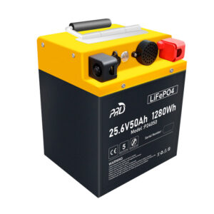 PRD LiFePO4 Lítium-vas-foszfát akkumulátor 25.6V - 50Ah